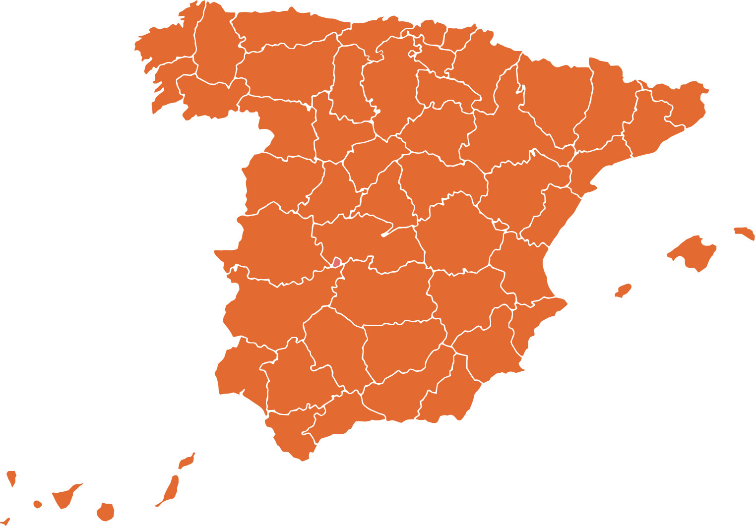 Cobertura nacional de Recreativos Canillas