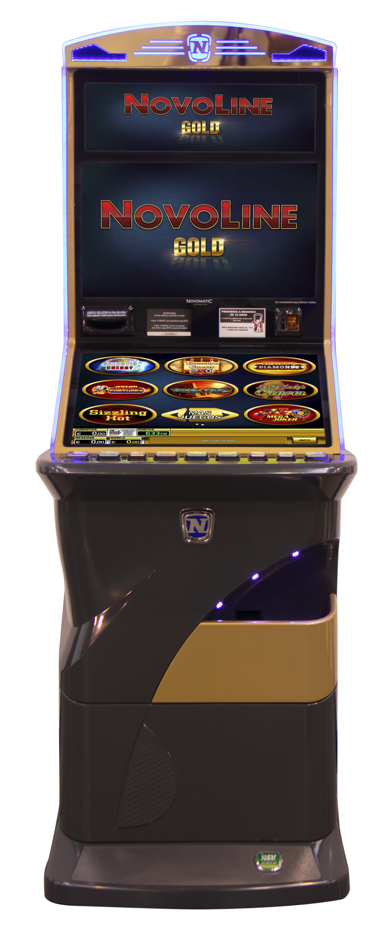 Tragaperras Novo Line Gold para bar